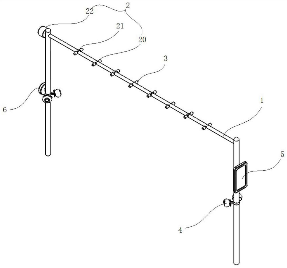 Badminton net post capable of preventing unpaid court using