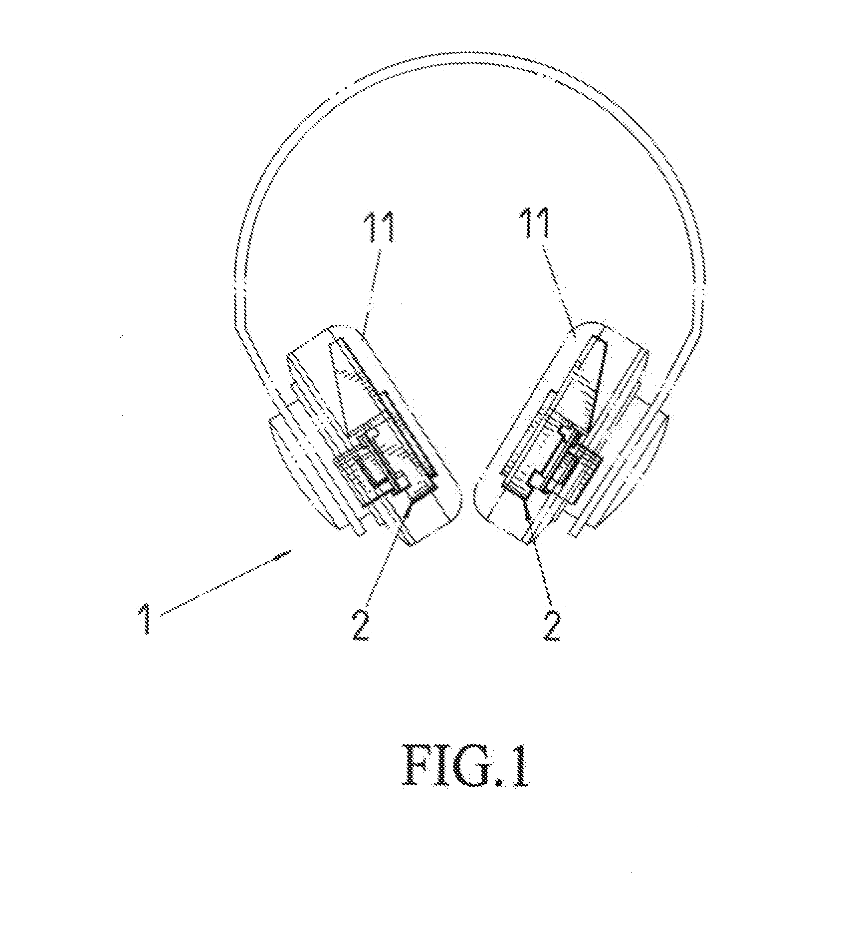 Hybrid electrostatic headphone module