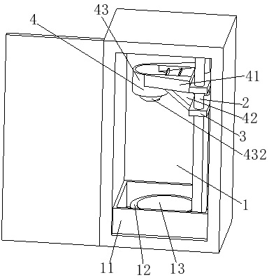 Low-temperature falling ball experiment device for automobile decoration panel