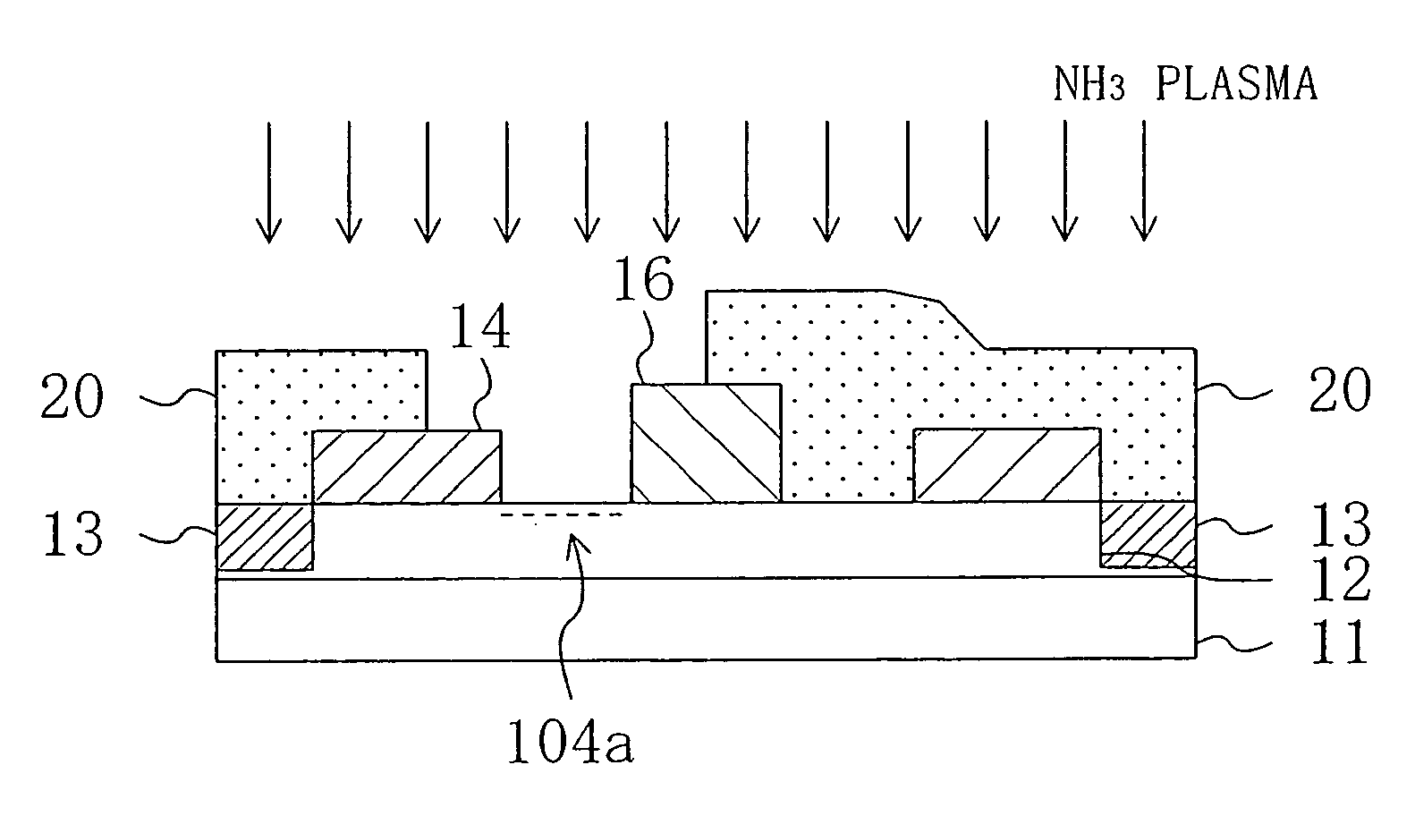 Method for fabricating a semiconductor device for reducing a surface potential