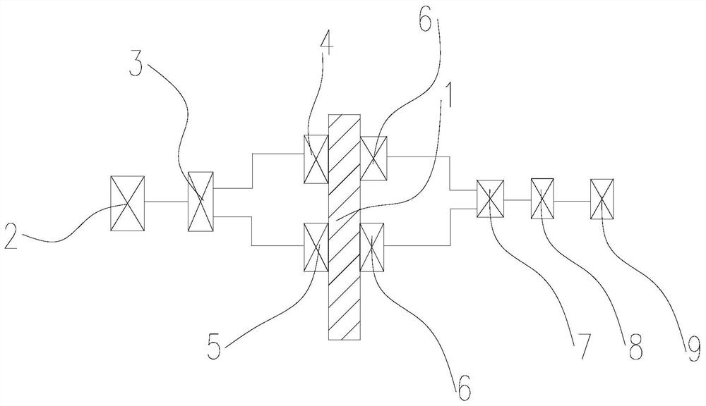 A communication module for all-metal shielded clothing