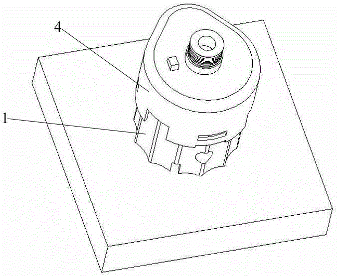 Oil applying device and oil applying method for blowing rate switch shell