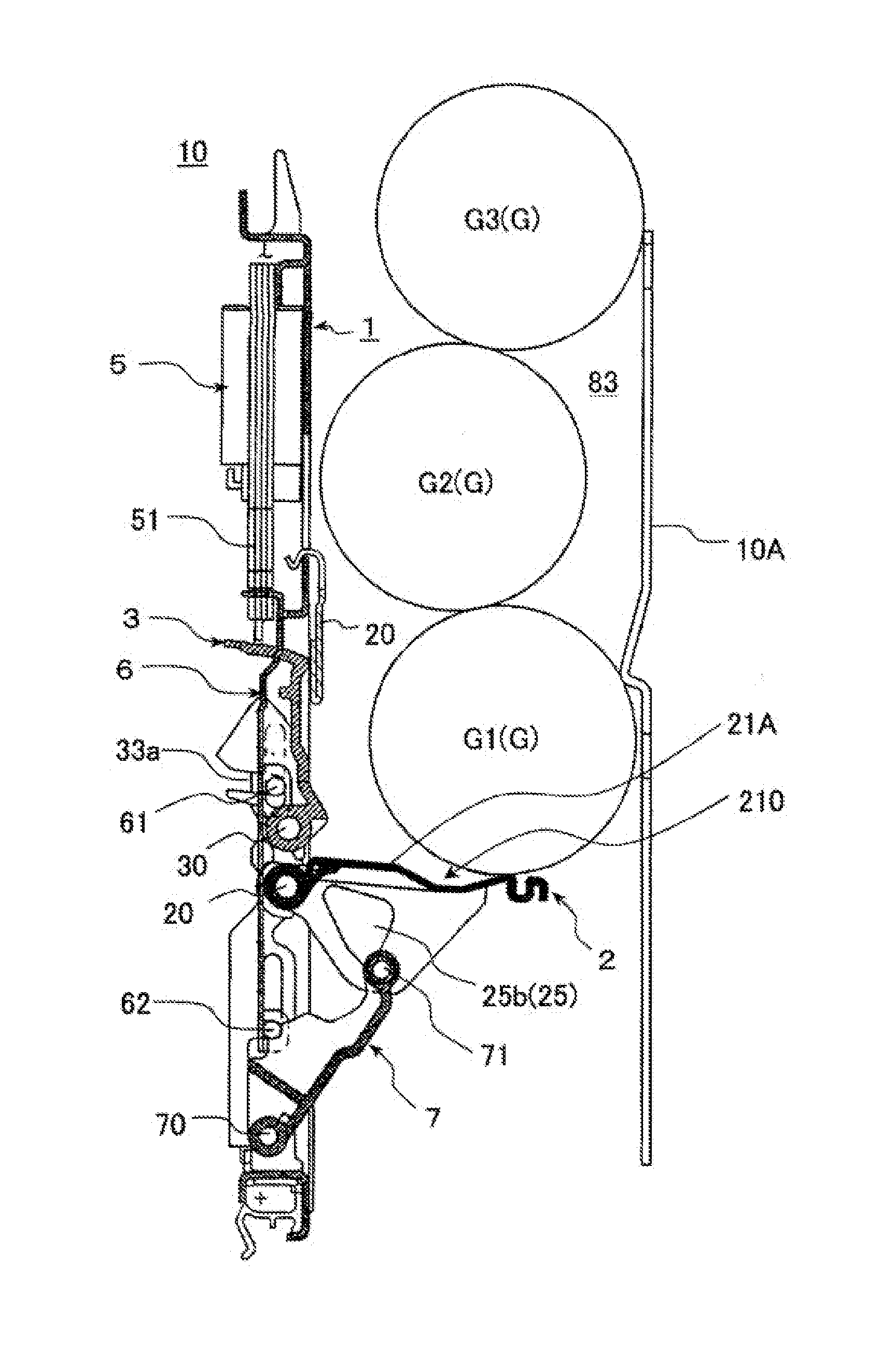 Article ejecting device of automatic vending machine