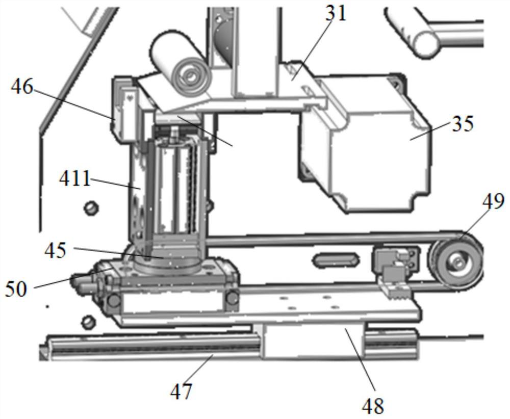 Automobile pipeline labeling machine and using method thereof