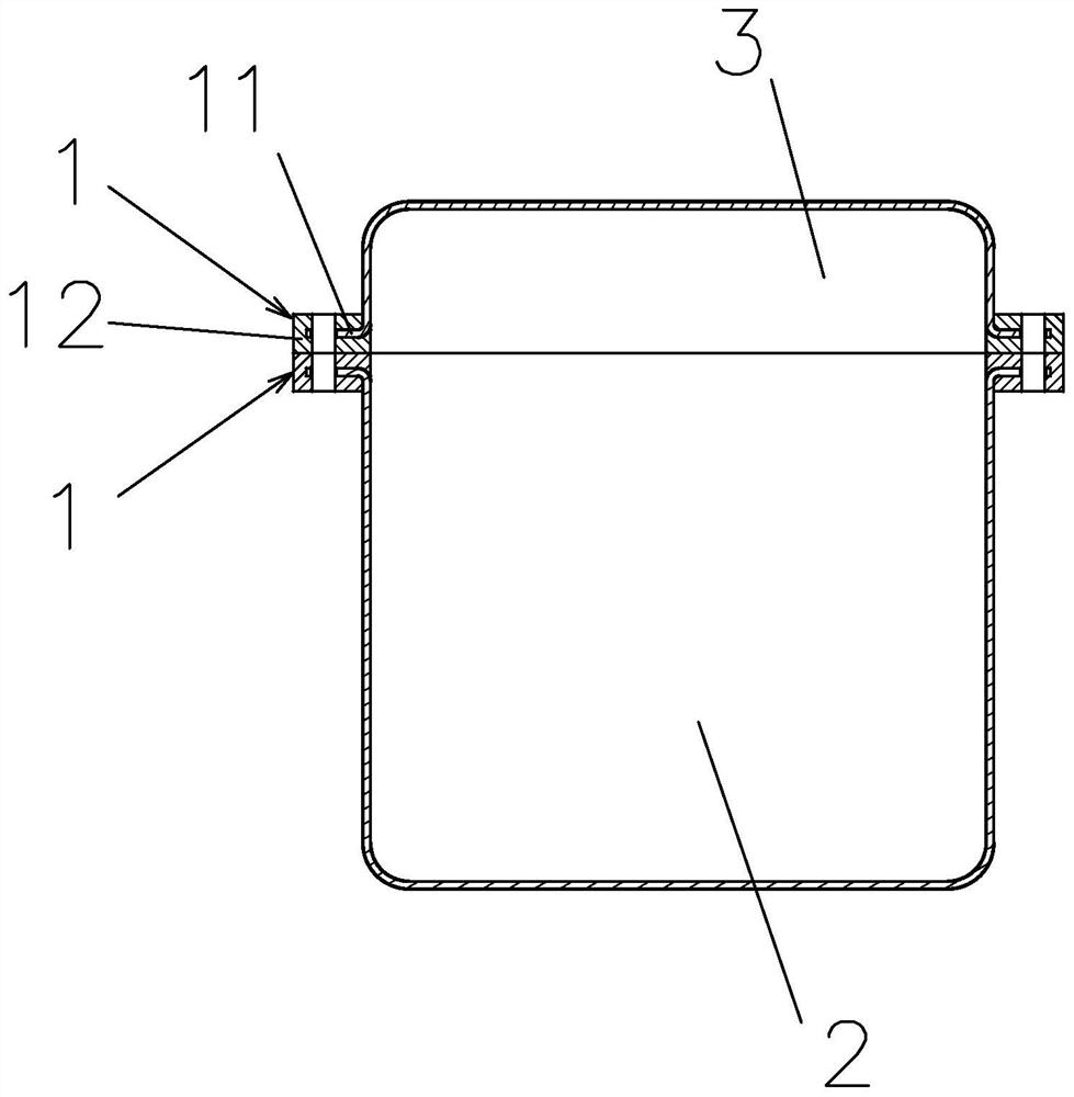 Flange structure of box body or cover body, explosion-proof box and manufacturing process