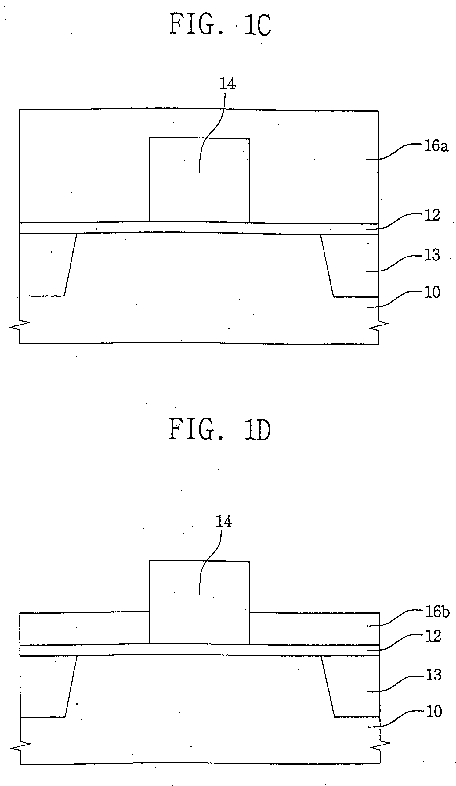 Method of enlarging contact area of a gate electrode, semiconductor device having a surface-enlarged gate electrode, and method of manufacturing the same