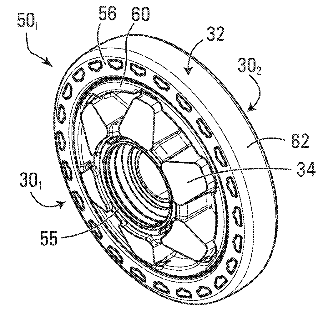 Wheel of a track assembly of a tracked vehicle