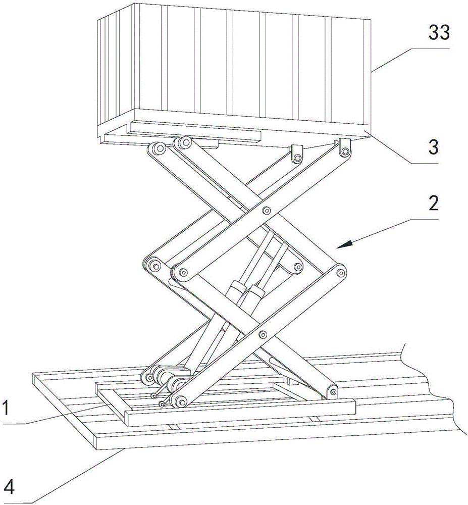 Electric power overhaul working platform and system thereof