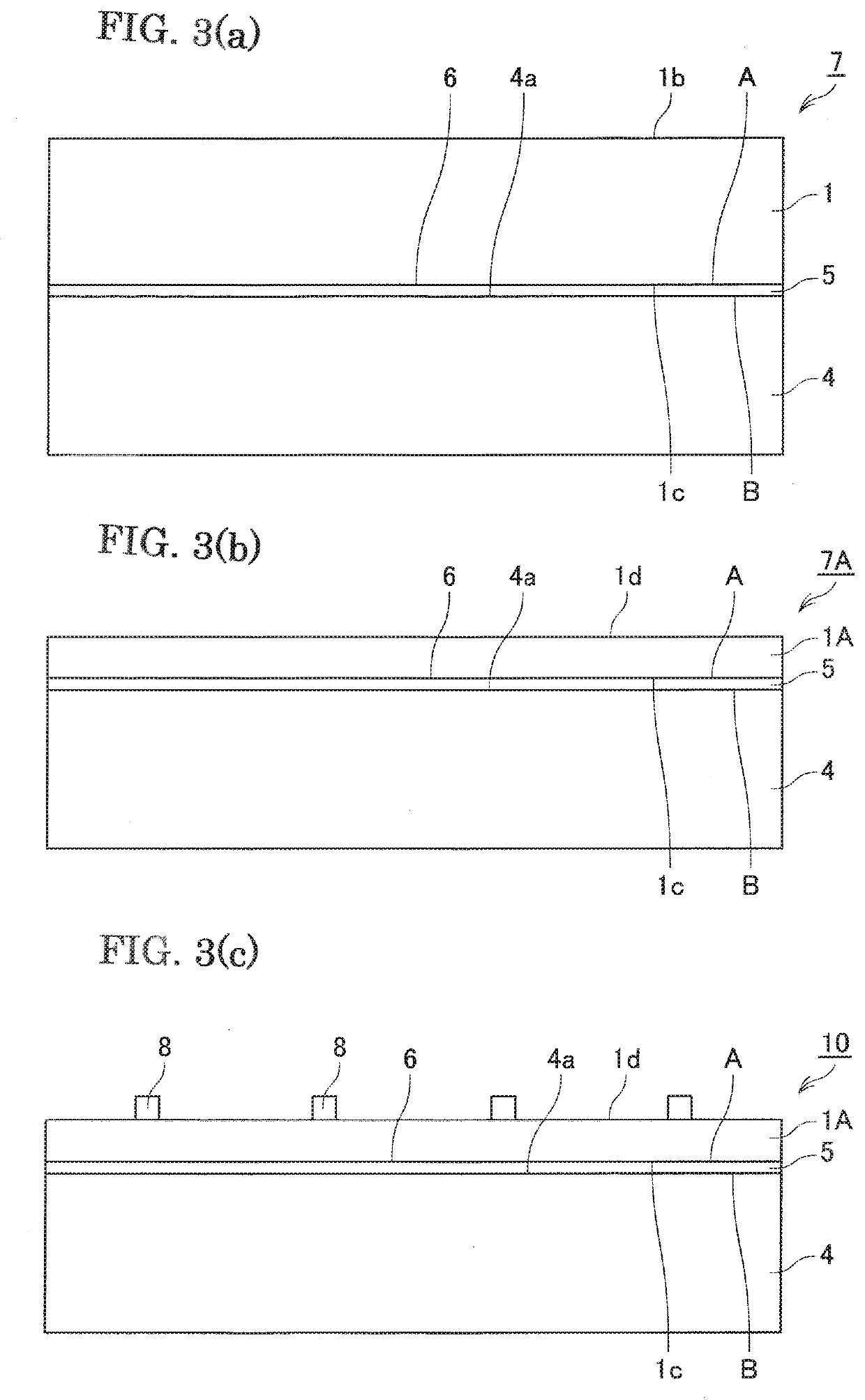 Assembly of piezoelectric material substrate and support substrate, and method for manufacturing said assembly