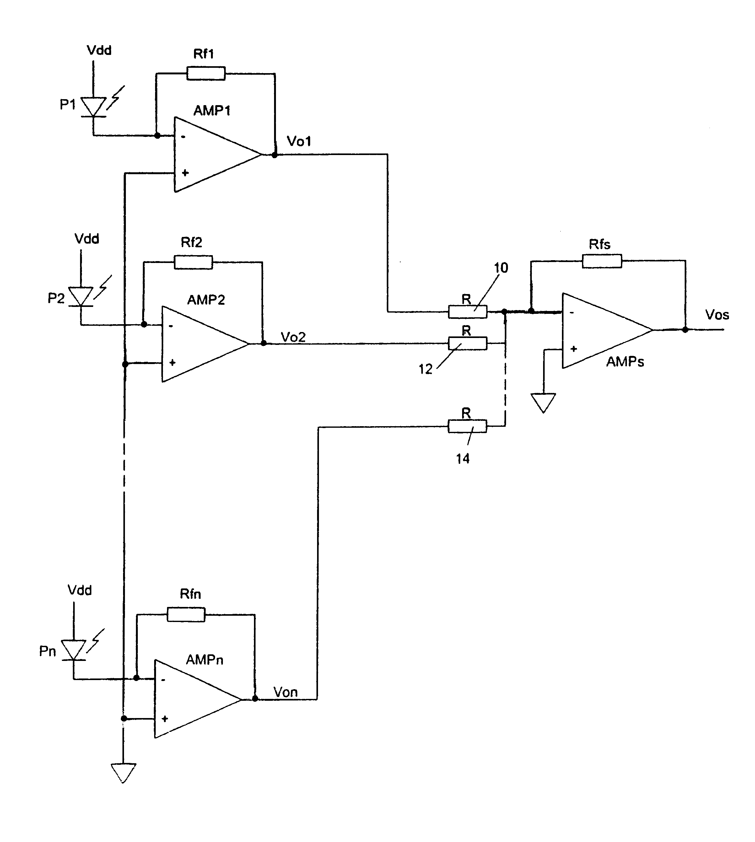 Parallel opto-electric structure for high sensitivity and wide bandwidth optical transceiver