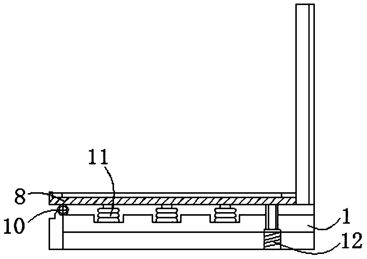 Building construction transporting device with dust suppression function