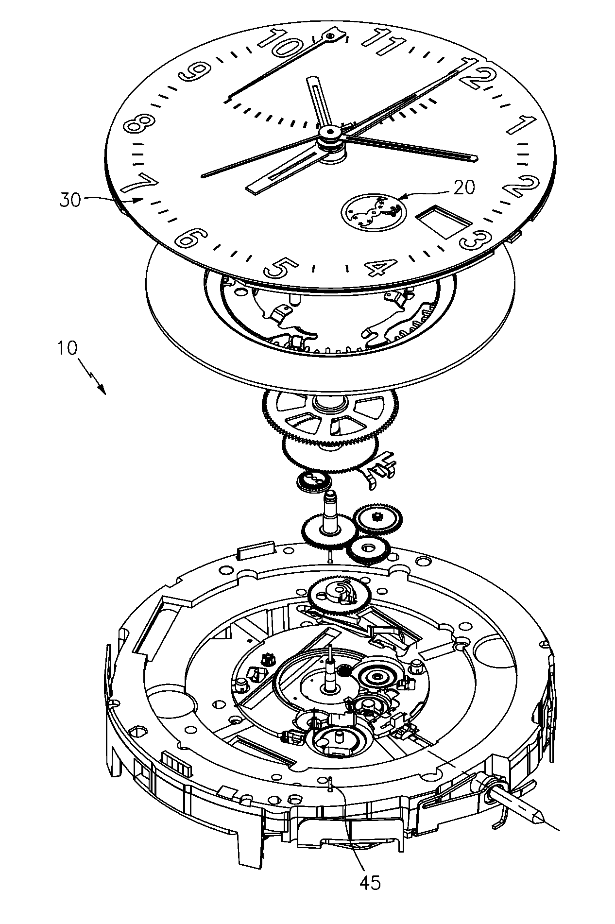 Wearable Device with Moon Phase Display