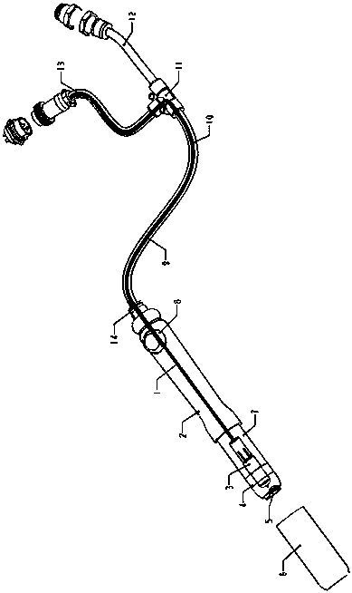 Energy radiation devices and circuit gas path integration method