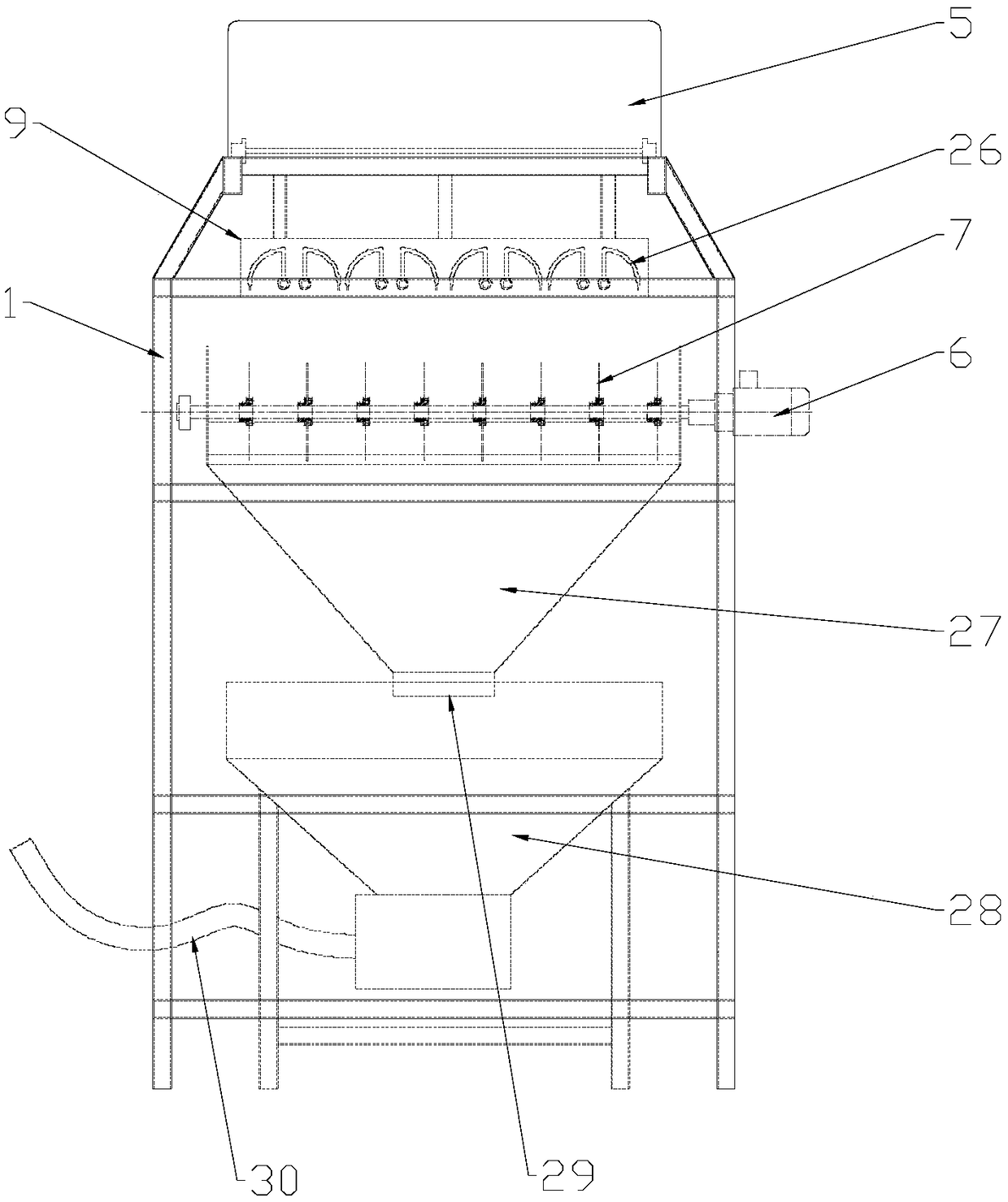 Automatic medicinal material unpacking device and method
