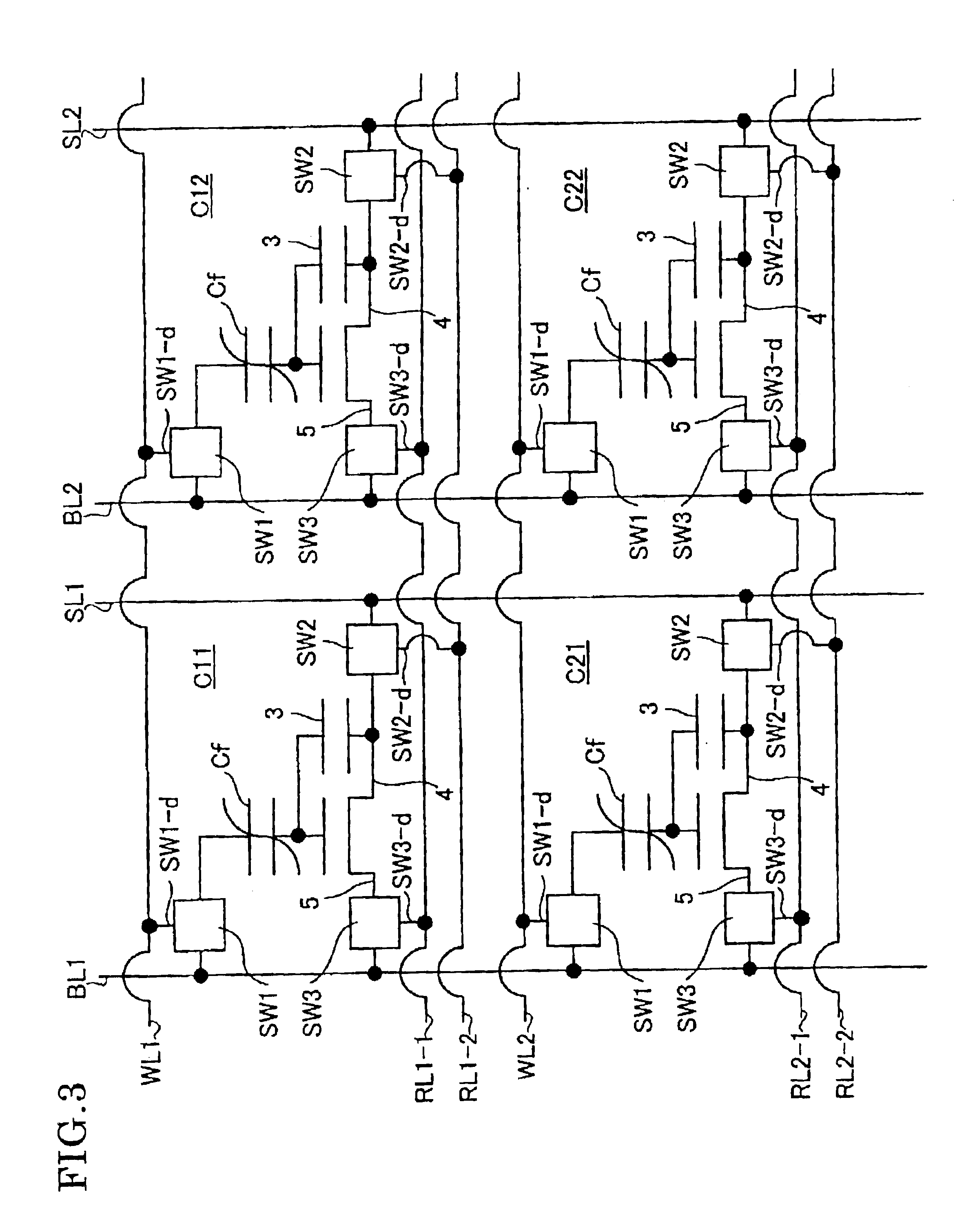Ferroelectric non-volatile memory device having integral capacitor and gate electrode, and driving method of a ferroelectric non-volatile memory device