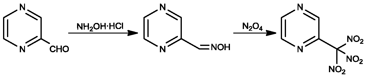 2-Trinitromethylpyrazine compound