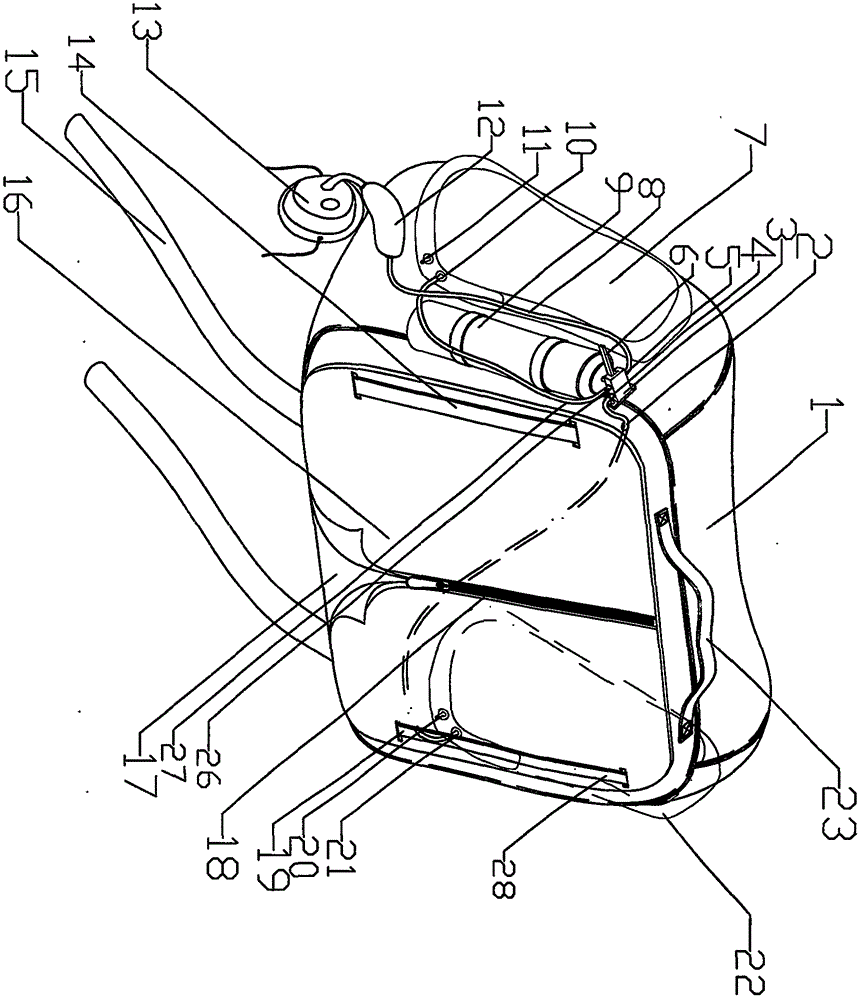 Automobile seat headrest case with lifesaving function