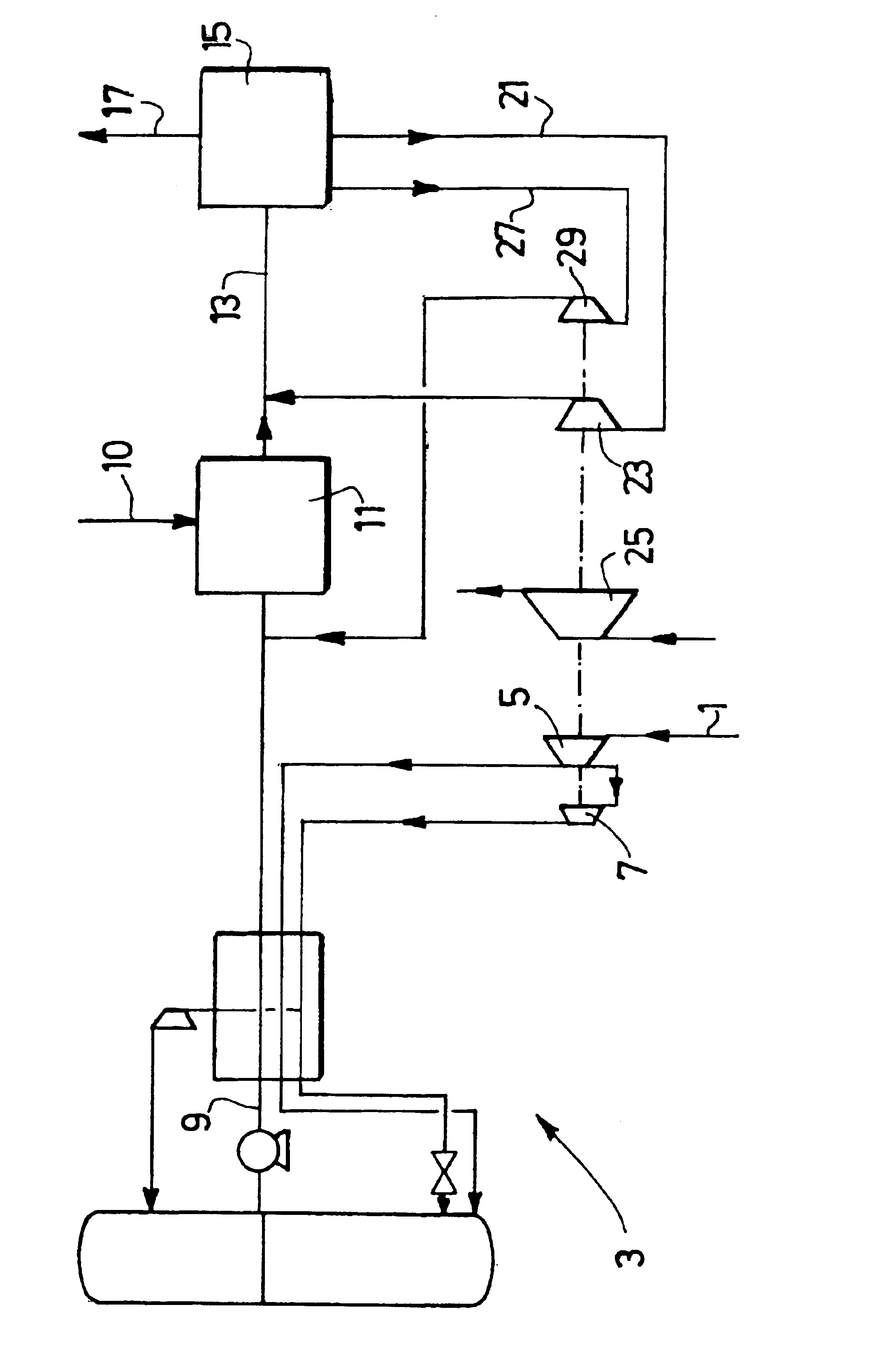 Process and apparatus for the production of methanol
