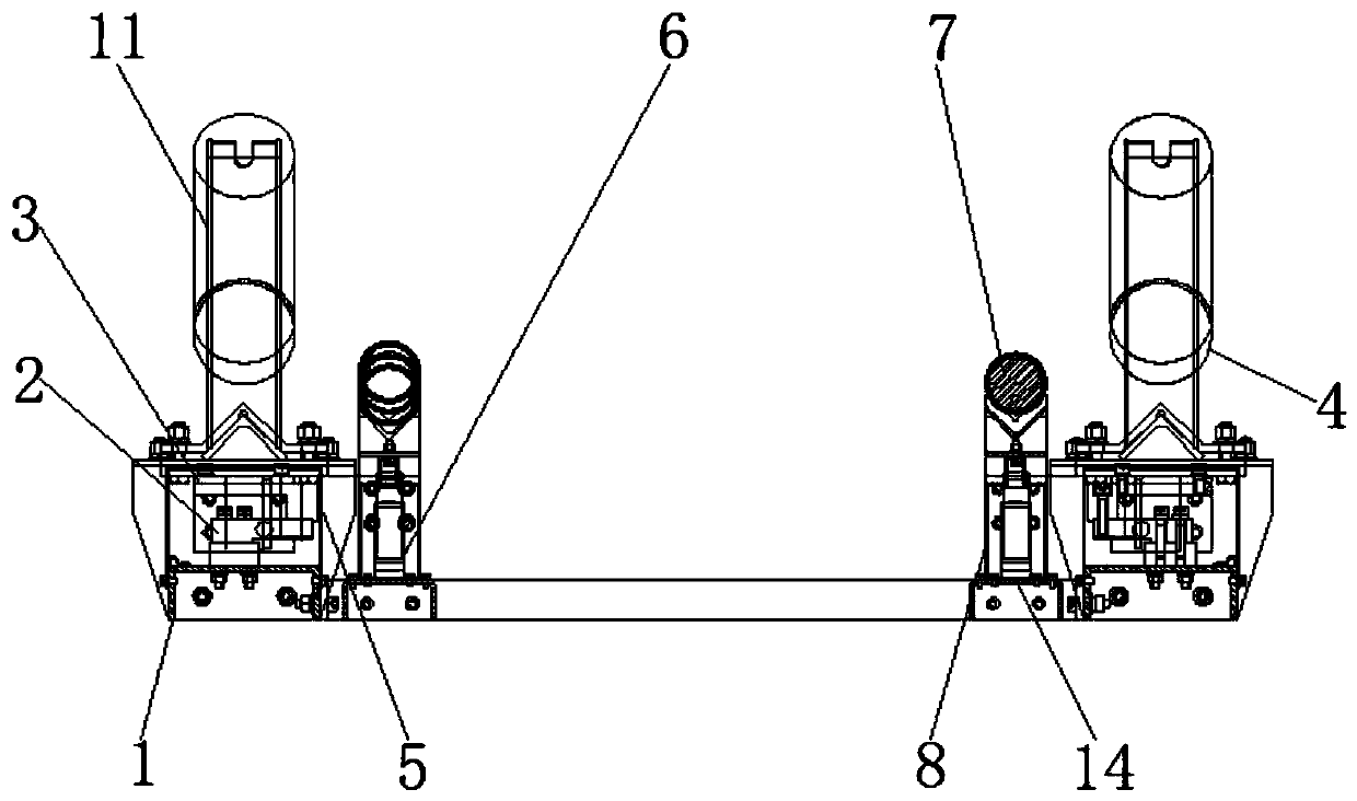 Automatic weight-hanging multi-carrier-roller suspension type electronic belt scale