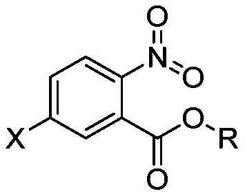 Preparation method of nitrobenzoate