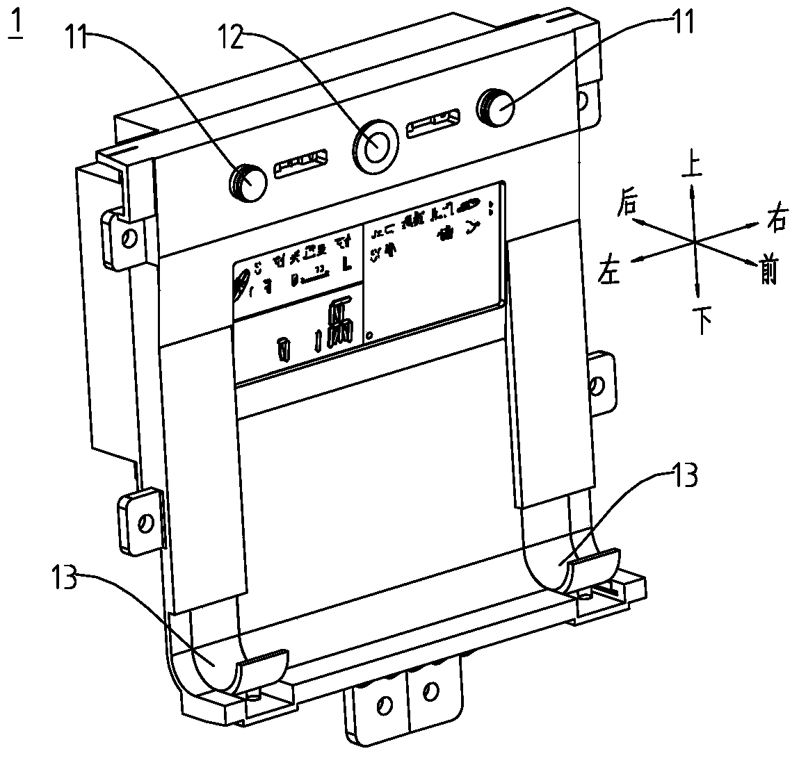 Vehicle-mounted tablet computer assembly and vehicle having same