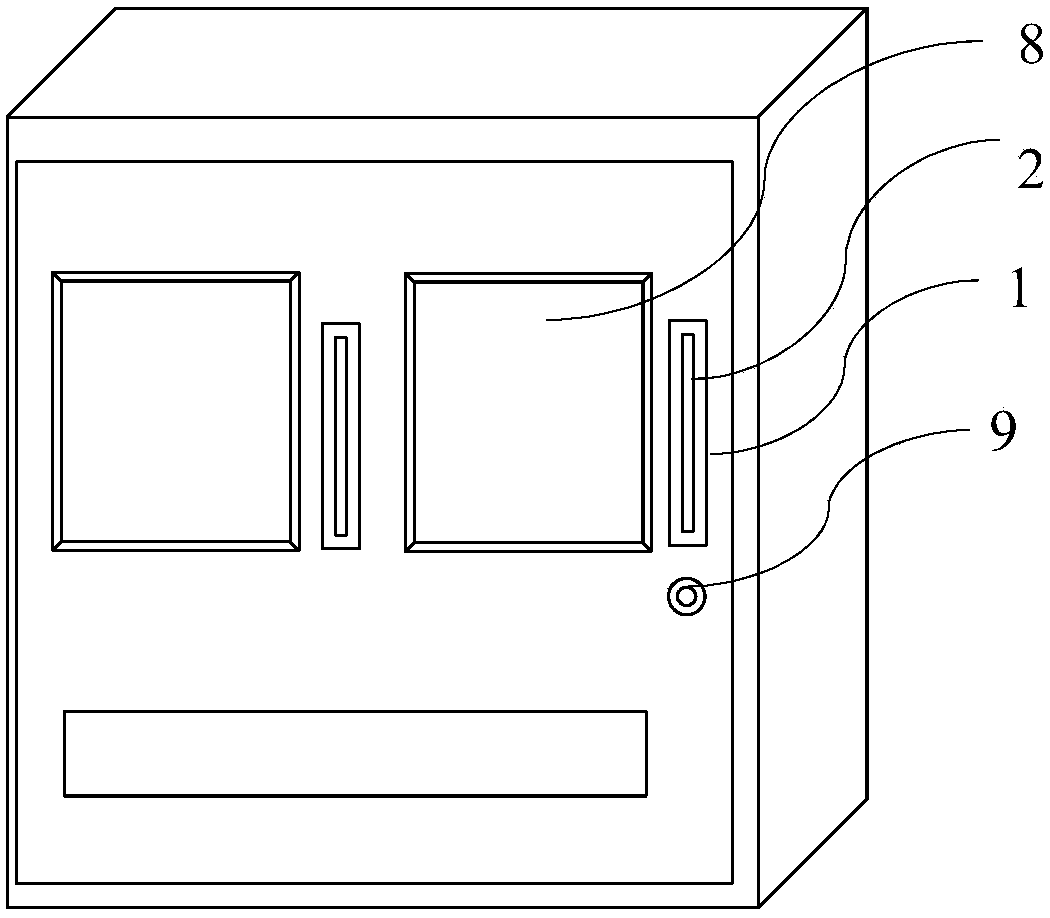 Electricity fee payment device using plug-in electric energy meter and use method thereof