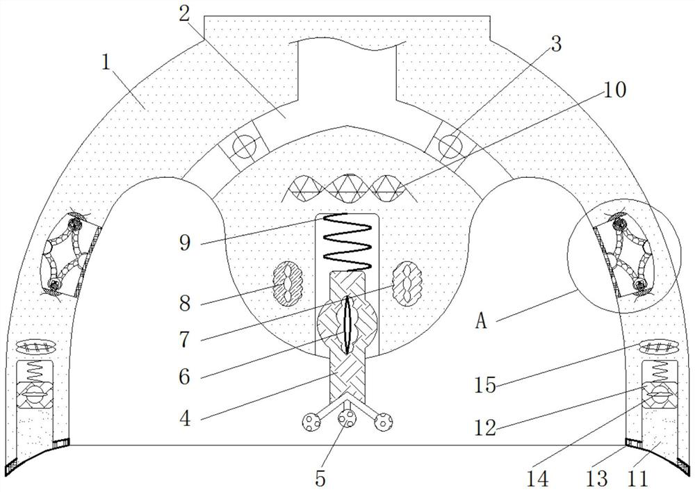 Movable suction cup based on LED lamp production process