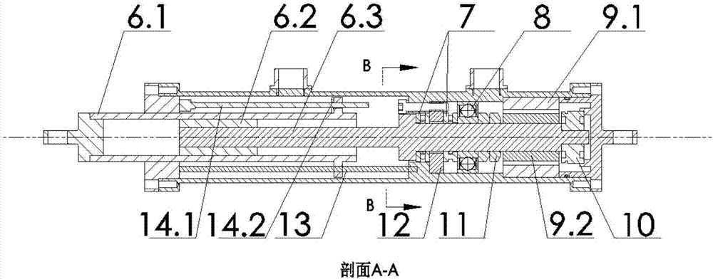 High-power-to-weight-ratio integrated electromechanical servo actuation device