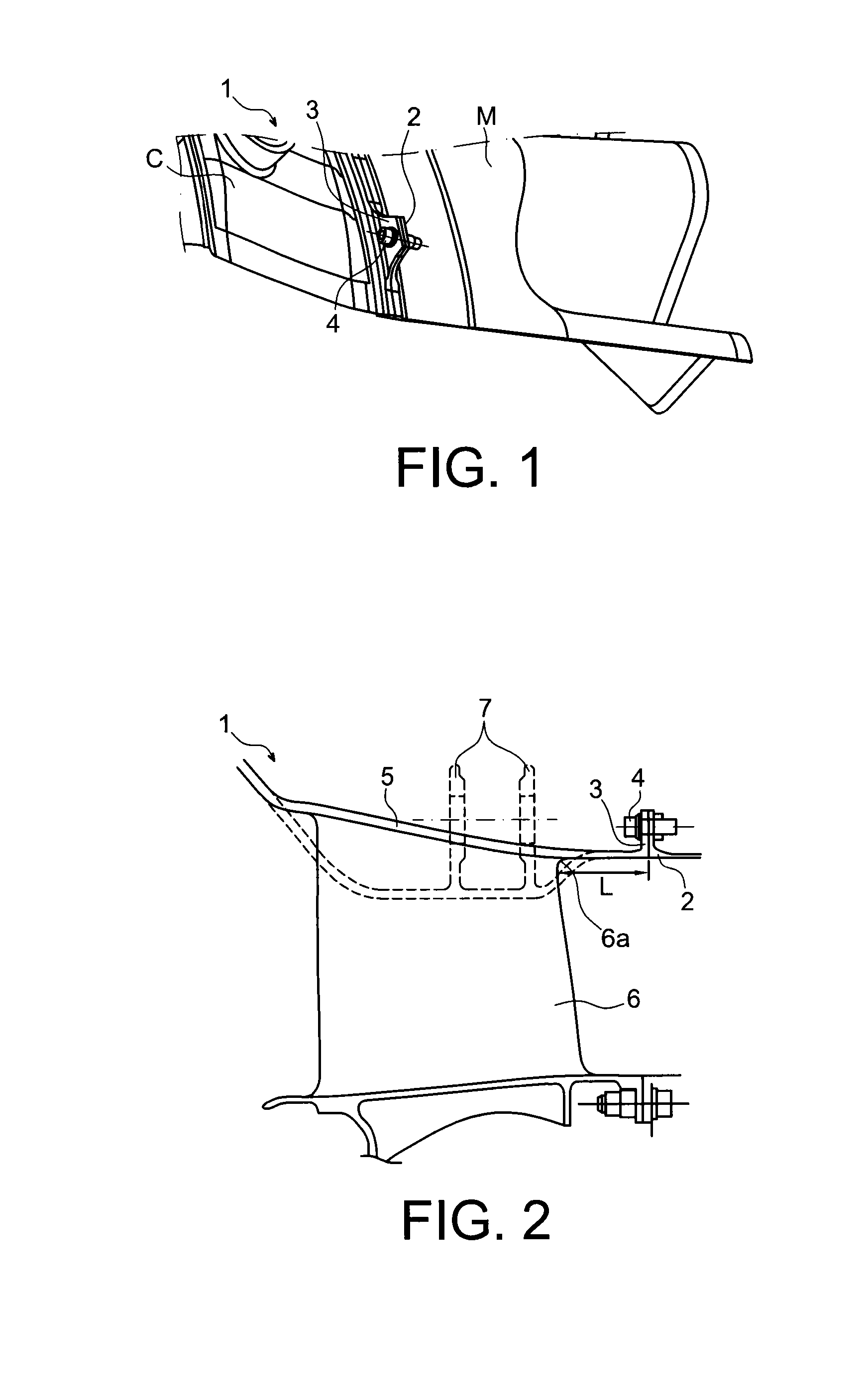 Method for assembling a nozzle and an exhaust case of a turbomachine
