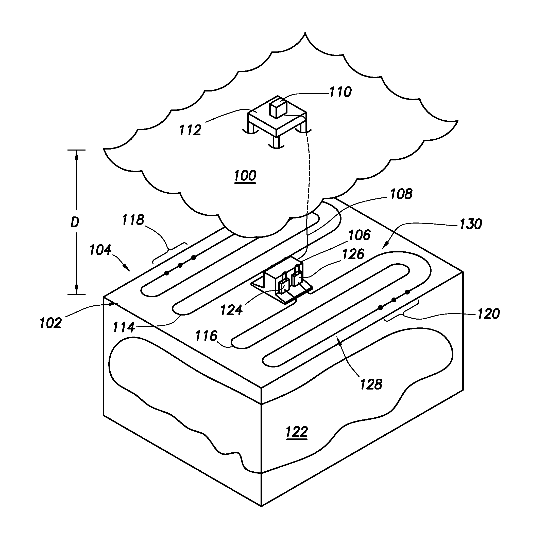 System and method of a reservoir monitoring system