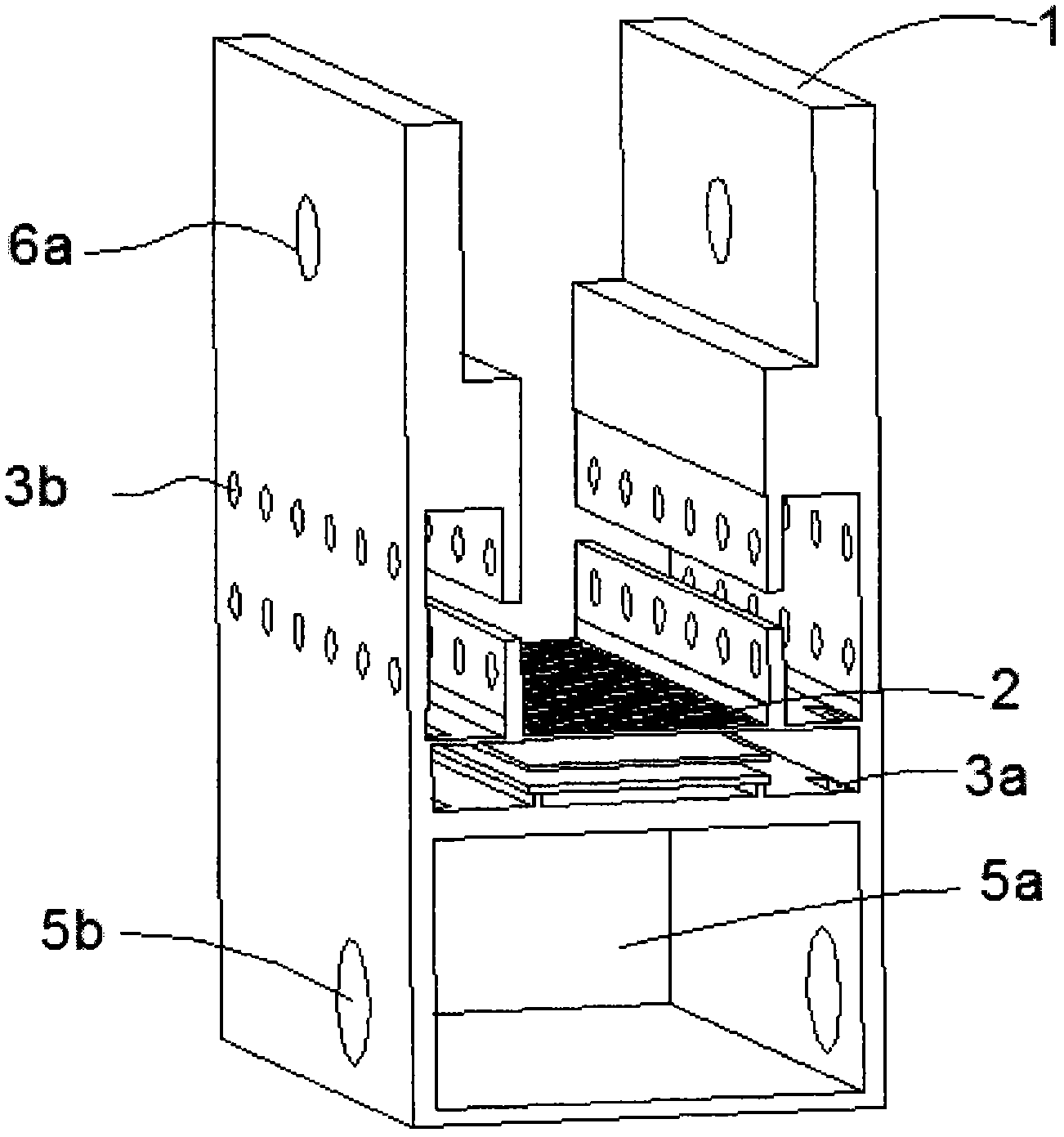 Shoe making cloth processing device