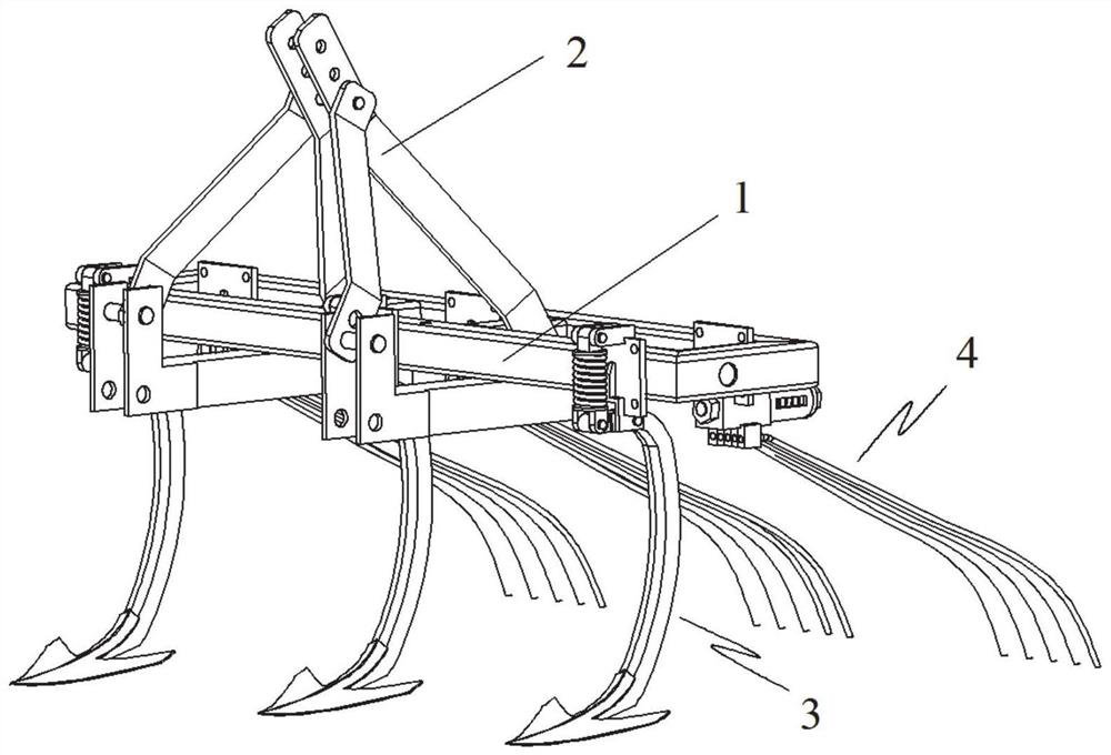 Intertillage weeding machine, agricultural machine and using method