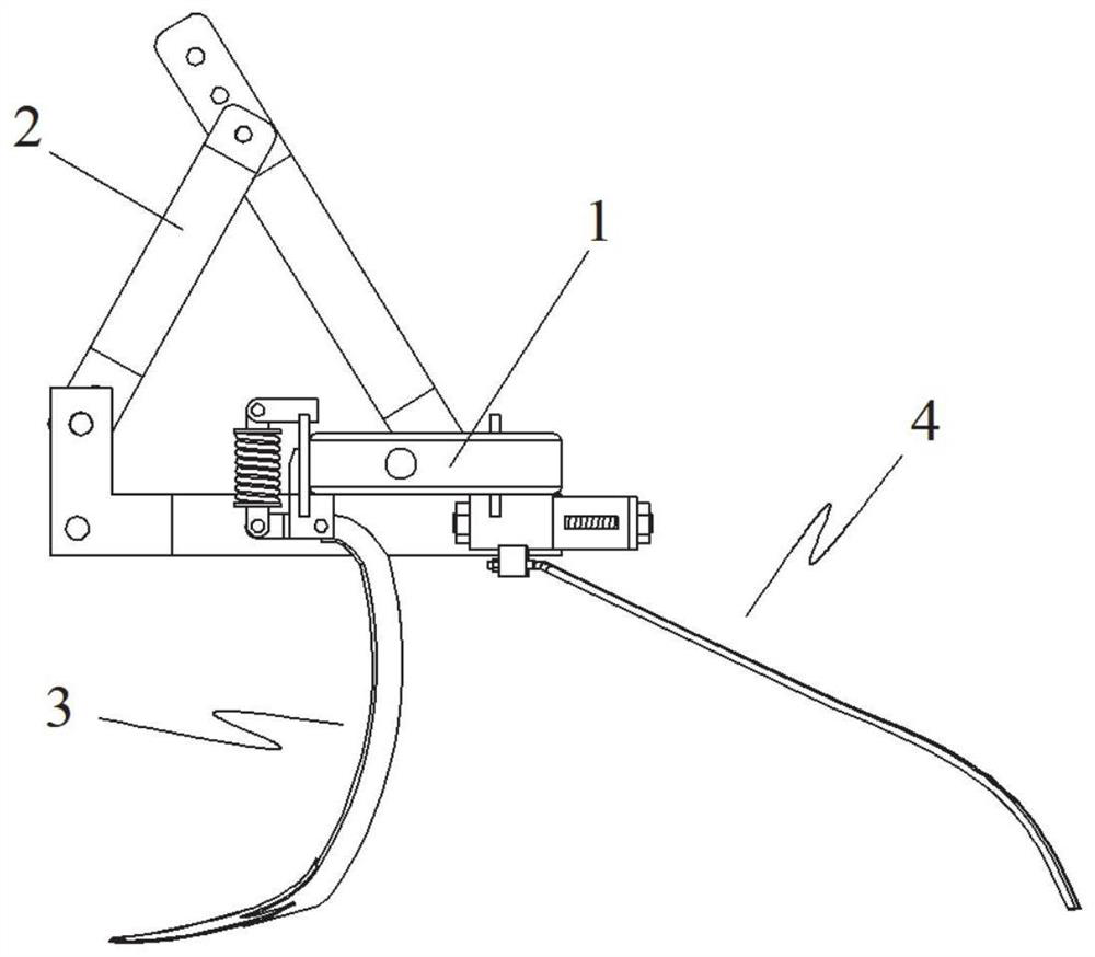 Intertillage weeding machine, agricultural machine and using method