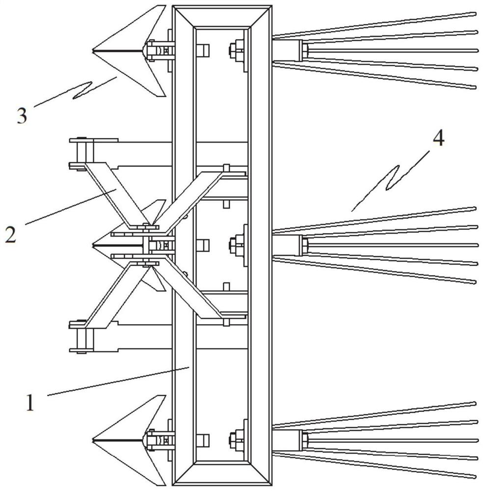 Intertillage weeding machine, agricultural machine and using method