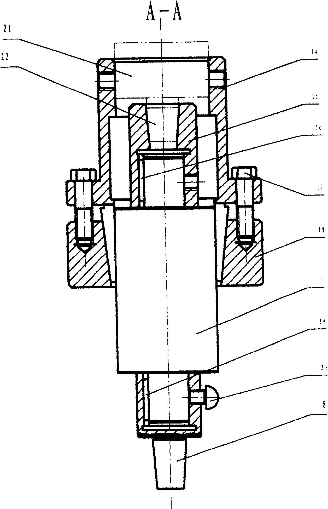 Method for on-line fault diagnosis of vibration threading and its equipment
