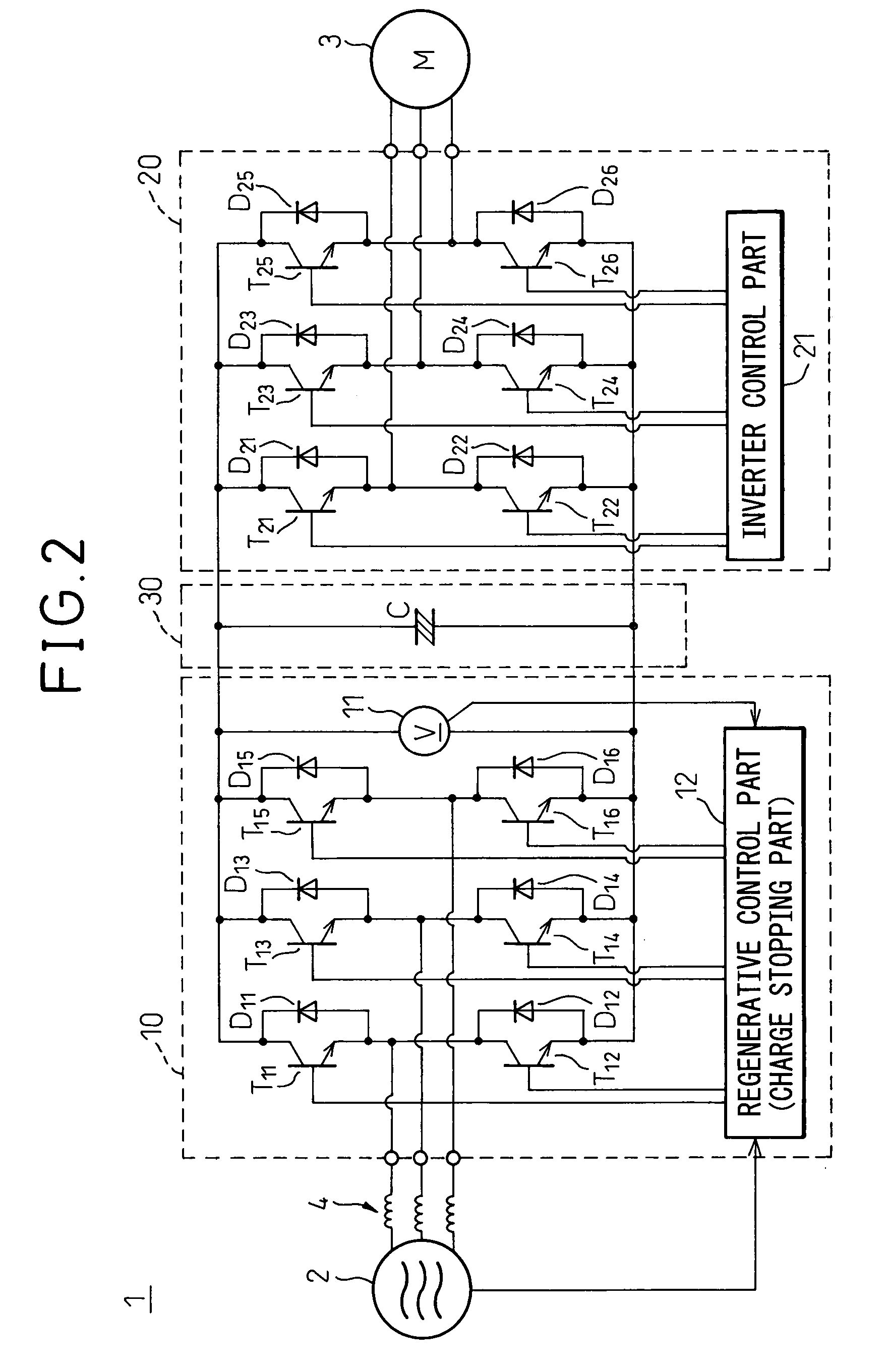 Converter apparatus, inverter apparatus, and DC link voltage control method