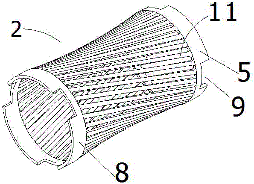 Cage type leaf spring, jack using same and electric connector