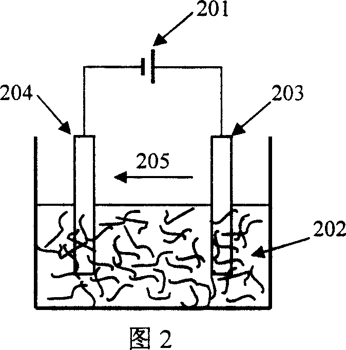 Nano carbon pipe composite field-emission source and manufacturing method thereof