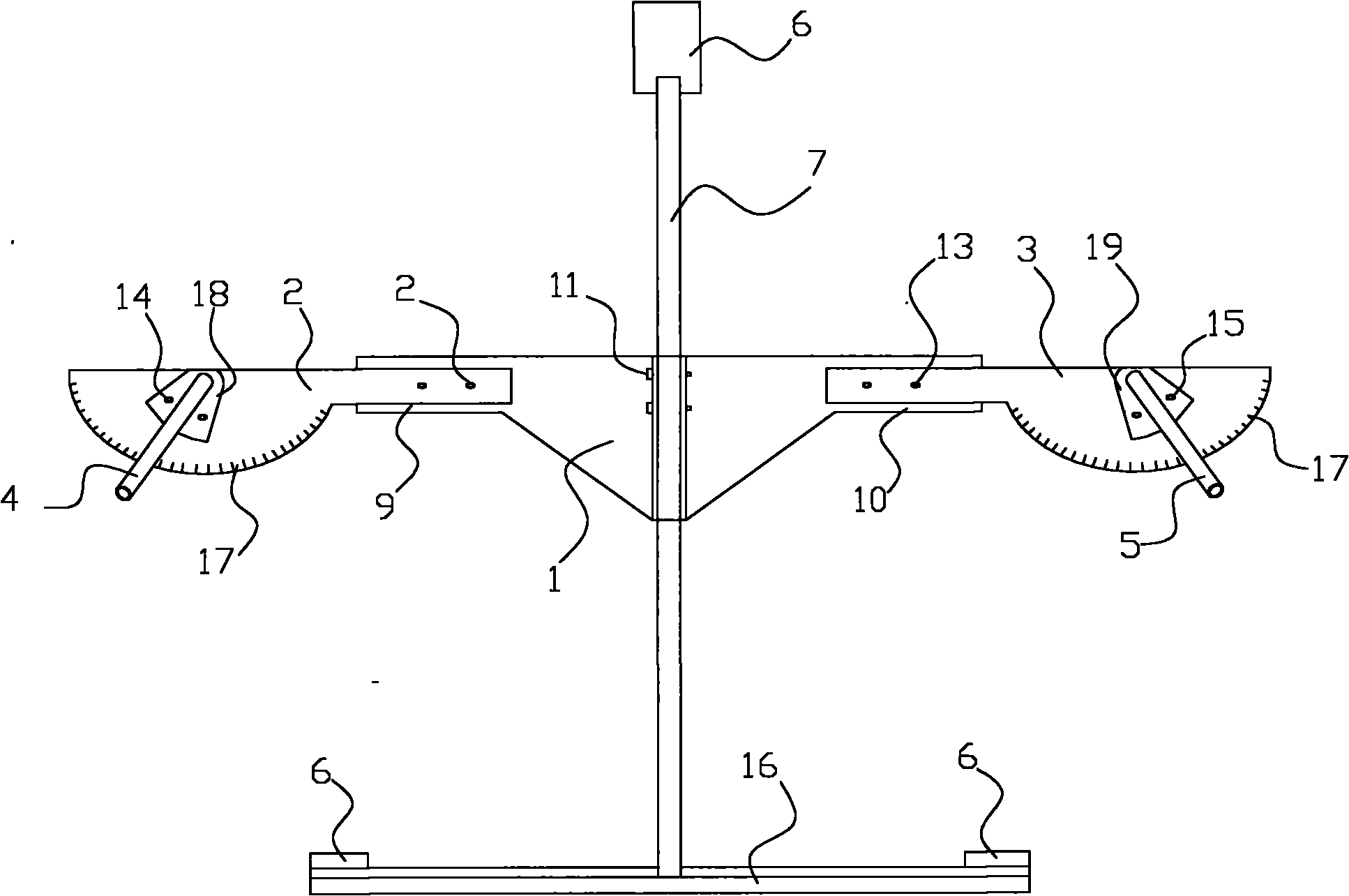 Positioning device of percutaneous lumbar intervertebral disc operation path and positioning method