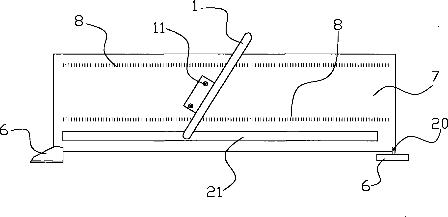 Positioning device of percutaneous lumbar intervertebral disc operation path and positioning method