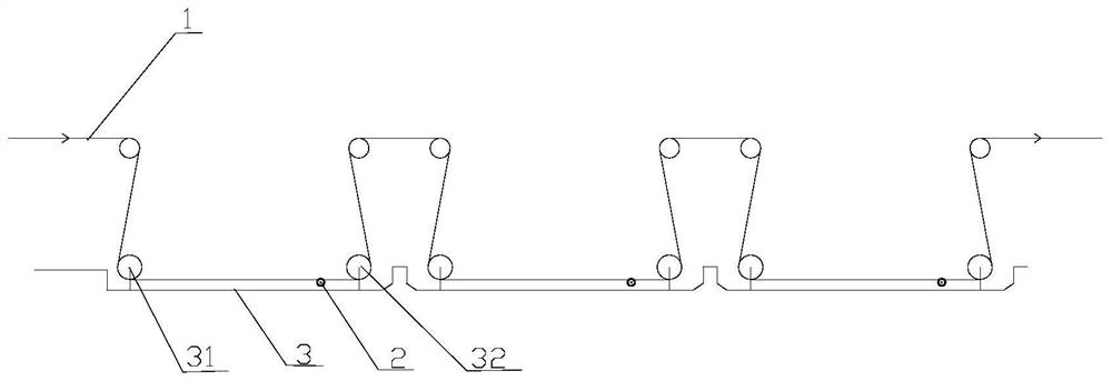 Filament separating device, spinning equipment and polyacrylonitrile carbon fiber precursor