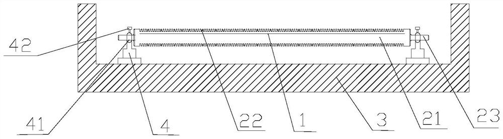 Filament separating device, spinning equipment and polyacrylonitrile carbon fiber precursor