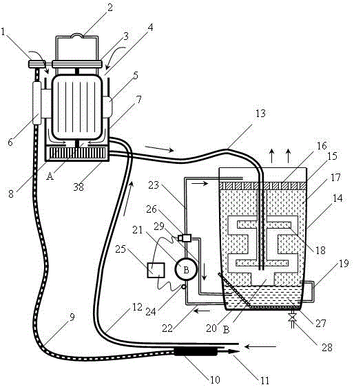 A dust-free stone carving grinding method