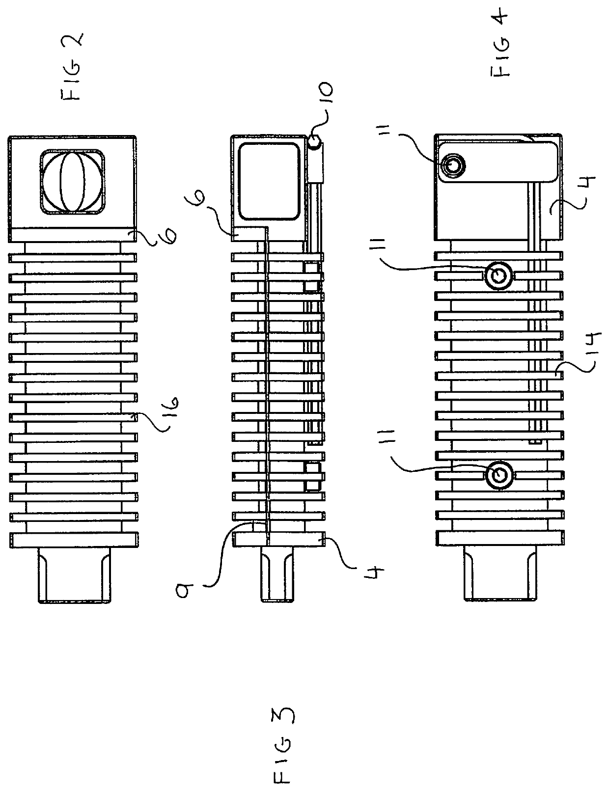 Passively cooled pipe