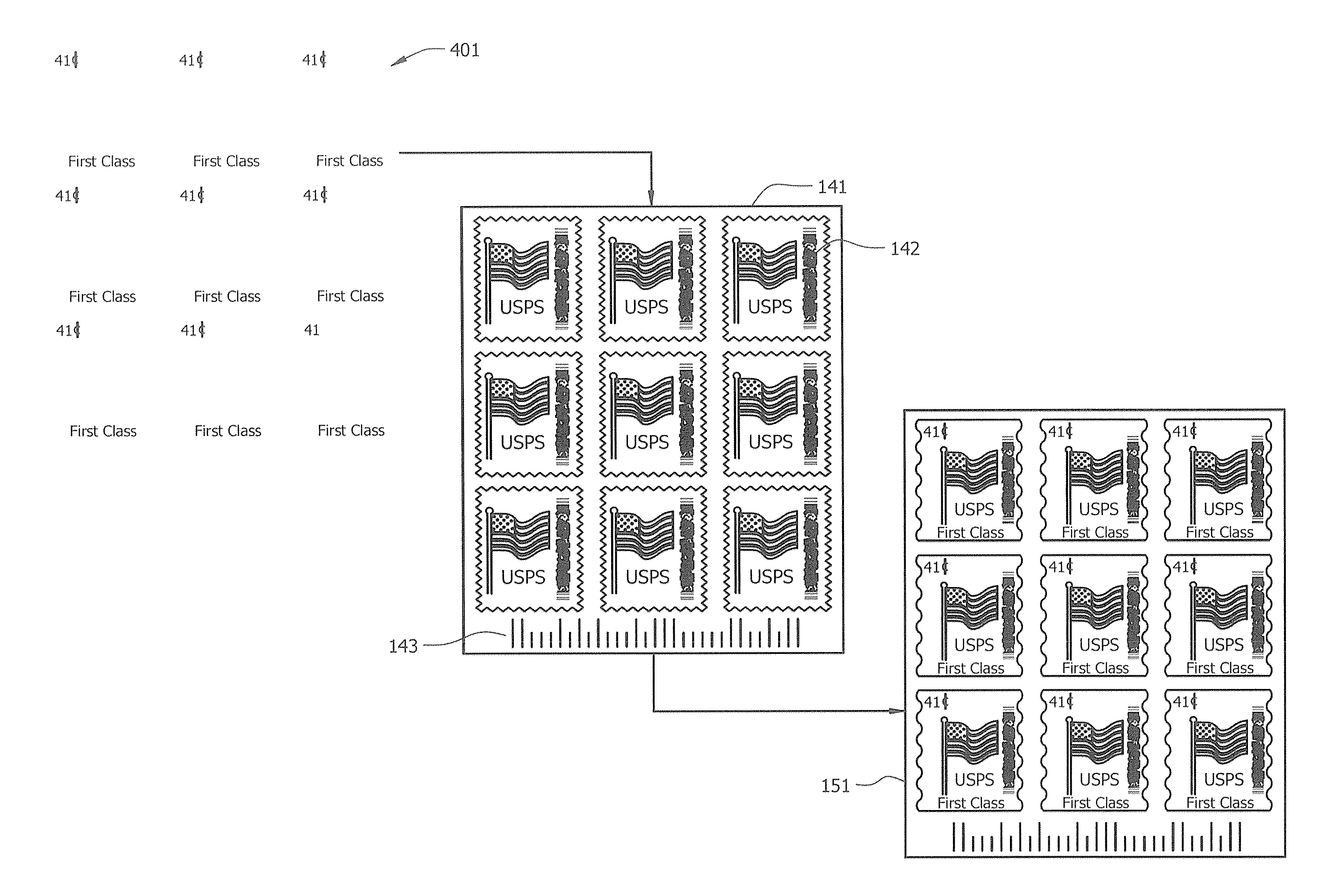 Systems and methods for payment of postage indicia after the point of generation