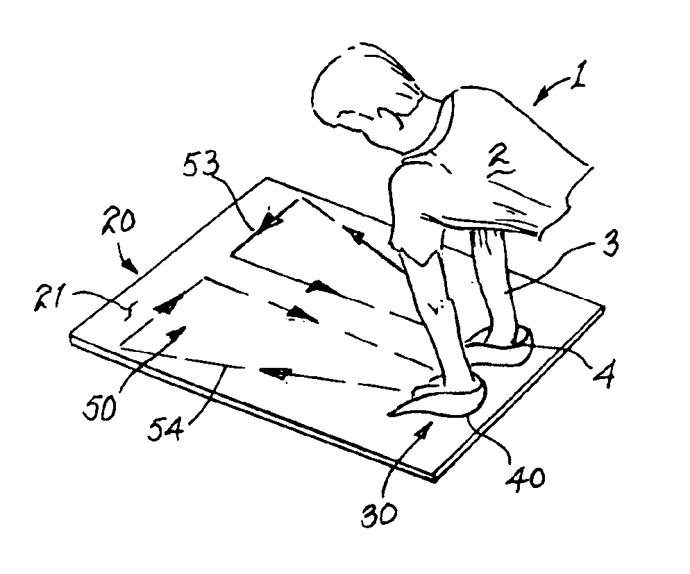 Exercise apparatus for recreational and rehabilitative exercise and method of exercise therefor
