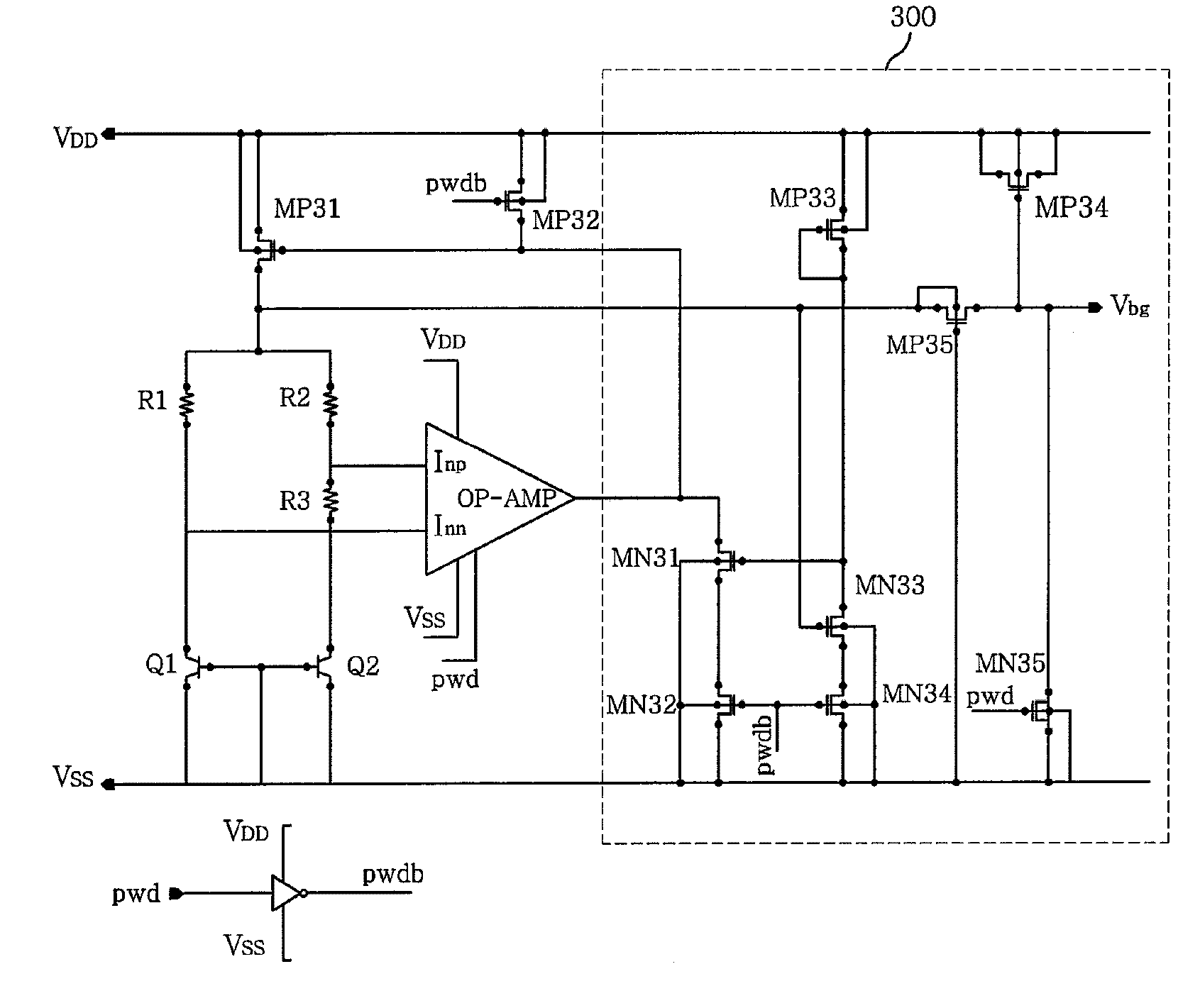 Start-up circuit for generating bandgap reference voltage