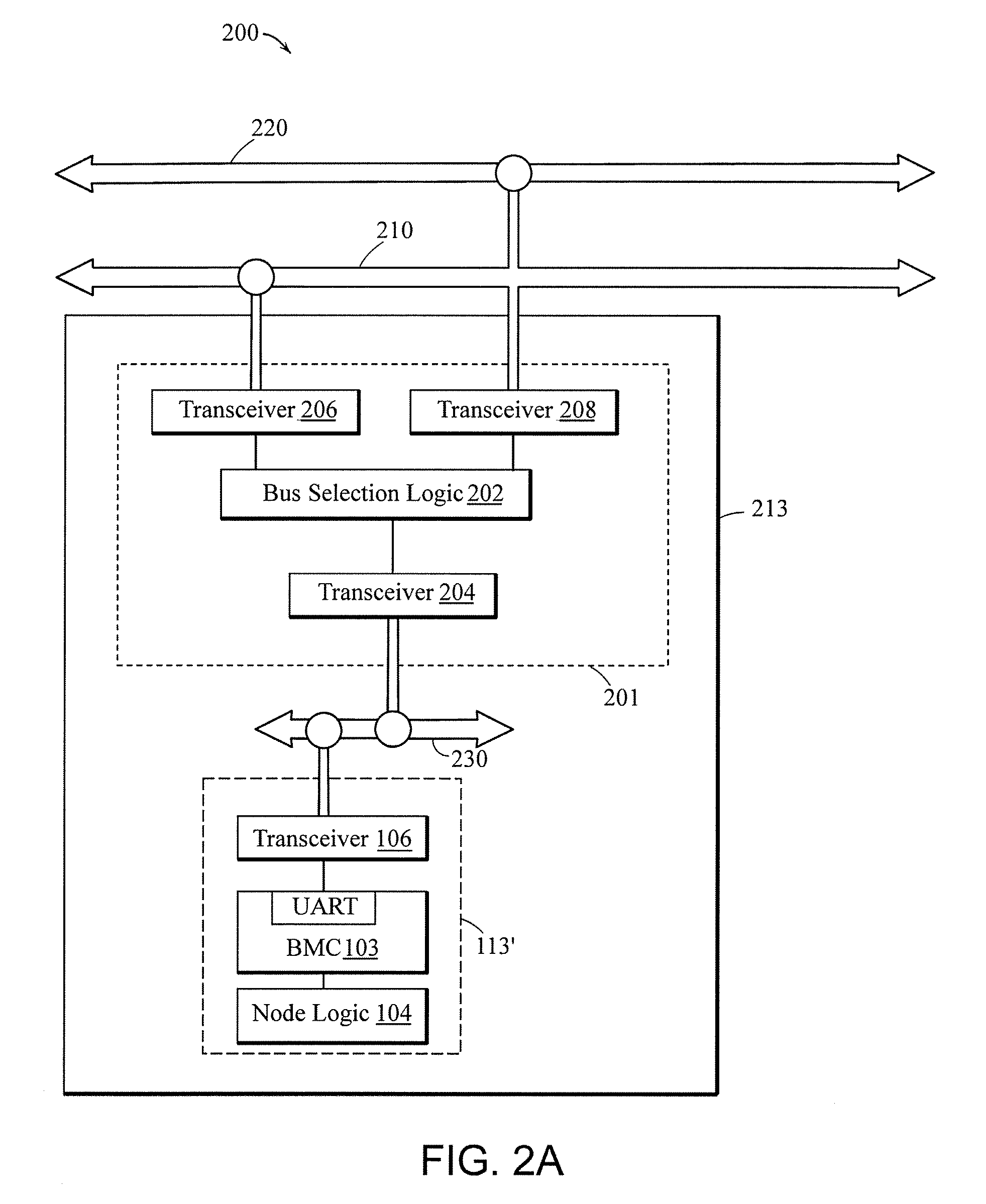 System, method, and adapter for creating fault-tolerant communication busses from standard components