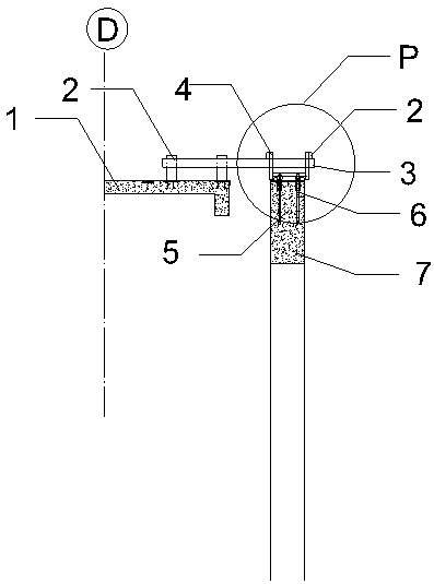 Installation method of foundation bolts in wet papermaking workshop