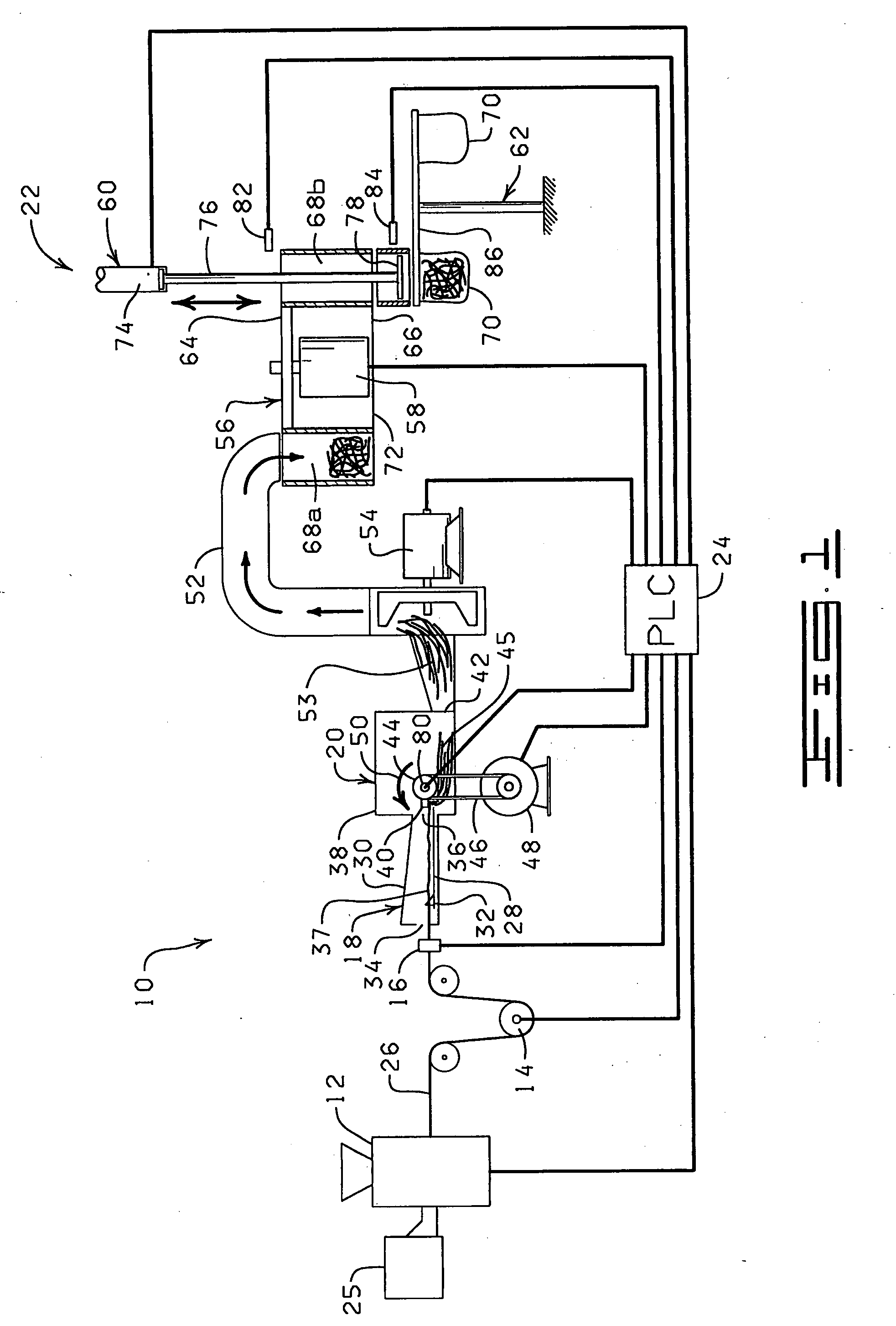 Apparatus and method for making and bagging decorative grass